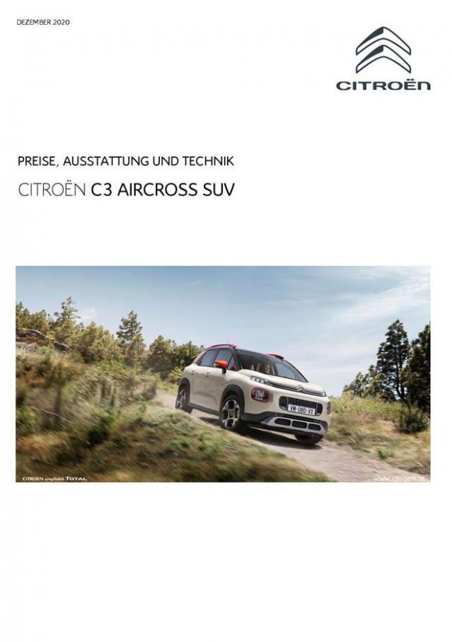 CITROEN C3 AIRCROSS SUV . Citroen (2021-12-31-2021-12-31)