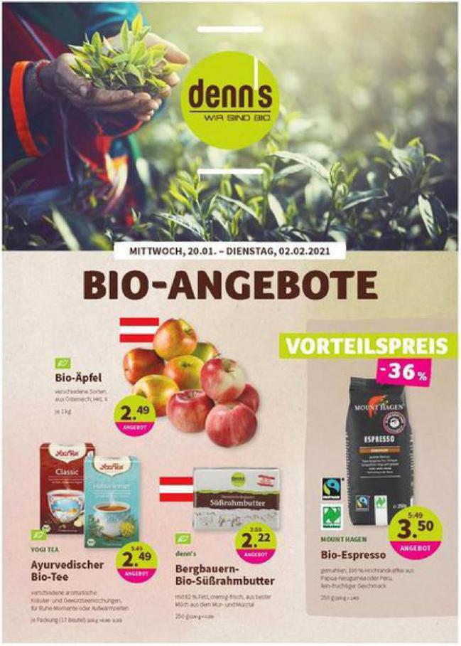 Die neuen Bio-Angebote sind da . Denn's Biomarkt (2021-02-02-2021-02-02)