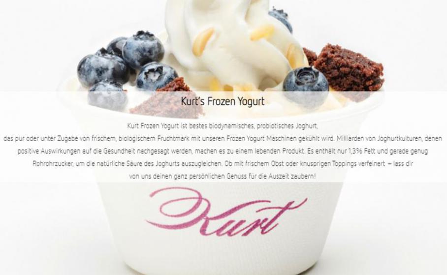 Menü . Kurt Frozen Yogurt (2021-04-30-2021-04-30)
