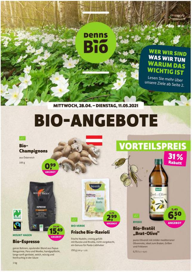 BIO-ANGEBOTE . Denn's Biomarkt (2021-05-11-2021-05-11)