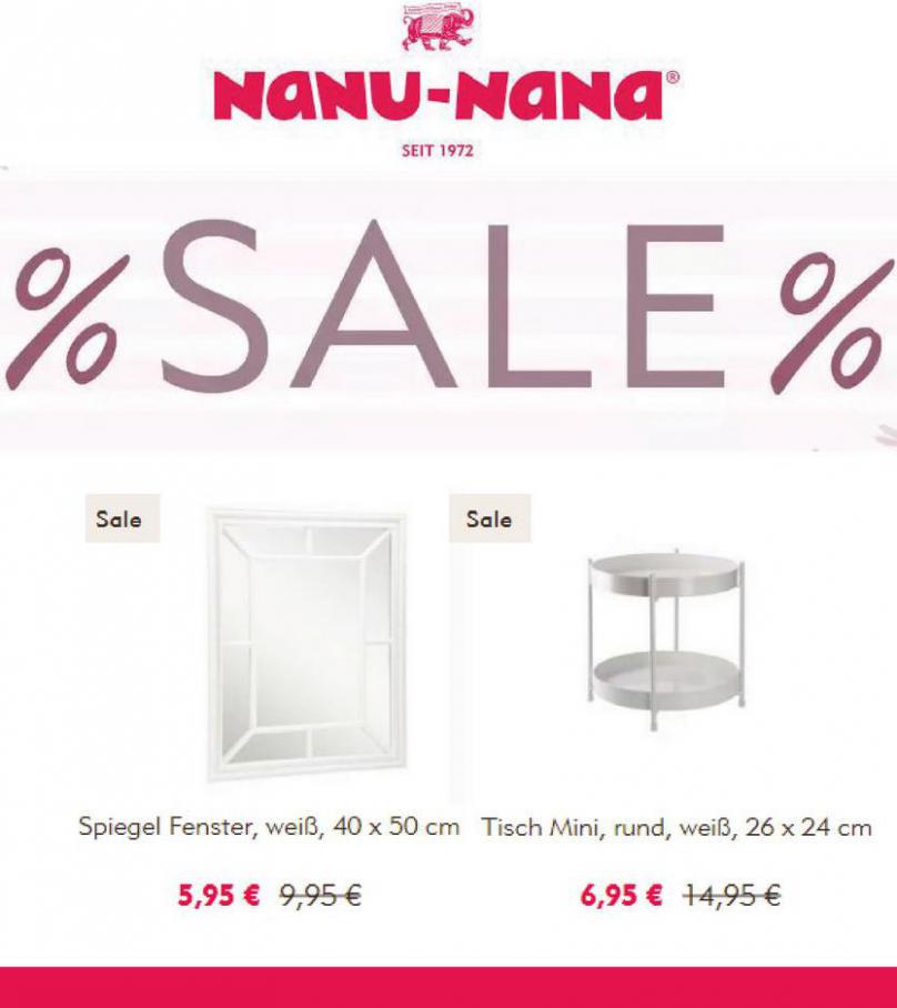 Nanu Nana sale. Nanu Nana (2021-09-01-2021-09-01)