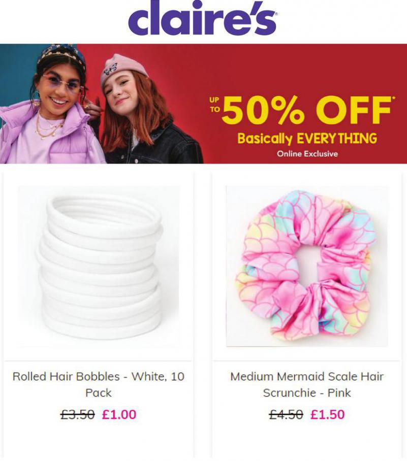 Latest Offers. Claire's (2021-09-20-2021-09-20)