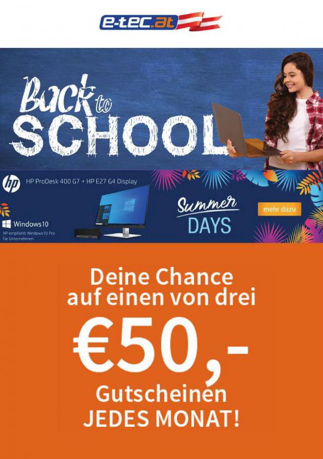 Back to school Offers. e-tec (2021-09-20-2021-09-20)