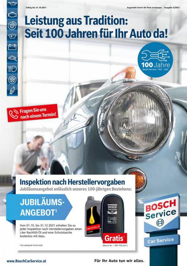 Bosch Service Prospekt. Bosch Car Service (2021-10-31-2021-10-31)