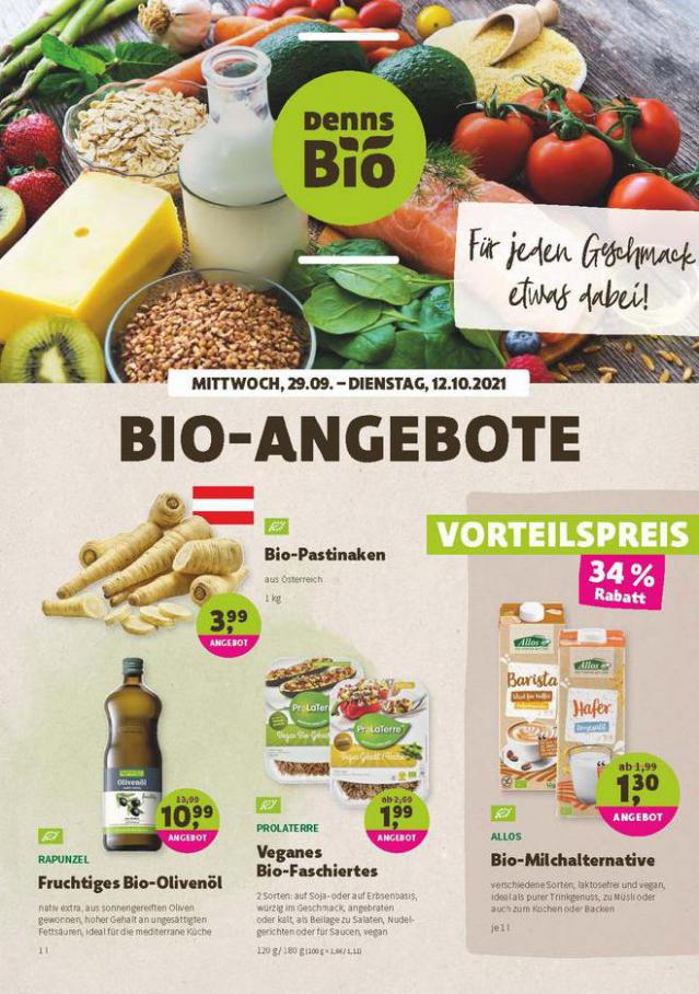 Bioangebote. Denn's Biomarkt (2021-10-12-2021-10-12)