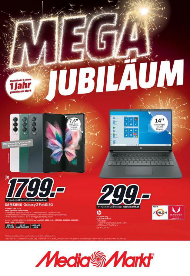 Megajubilaeum Flyer. Media Markt (2021-10-16-2021-10-16)