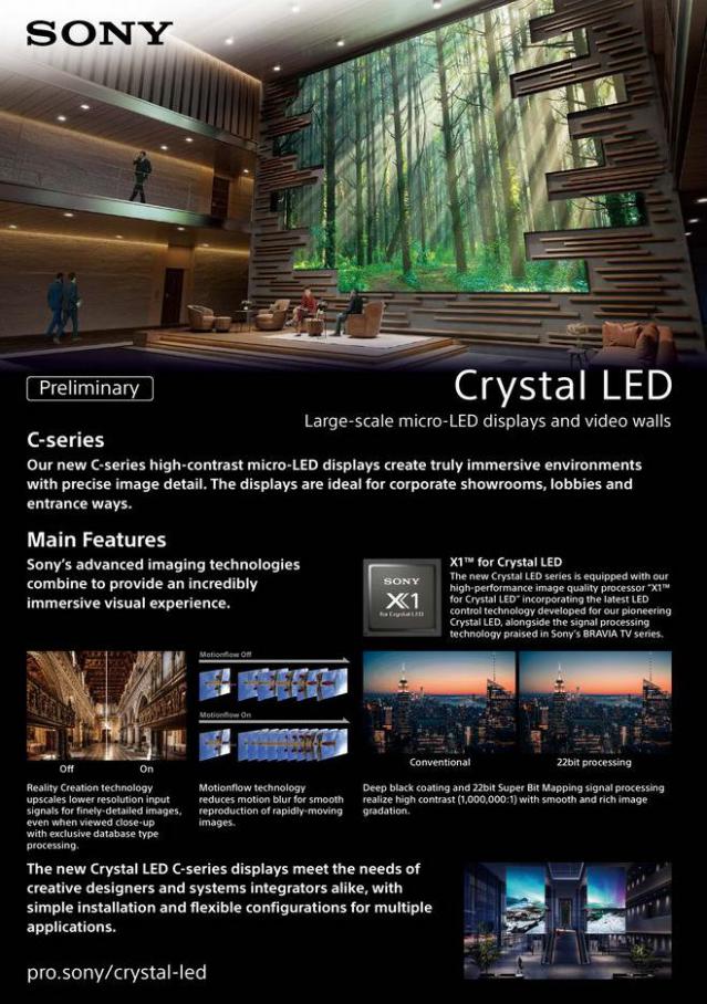 Crystal LED C series. Sony (2021-10-14-2021-10-14)
