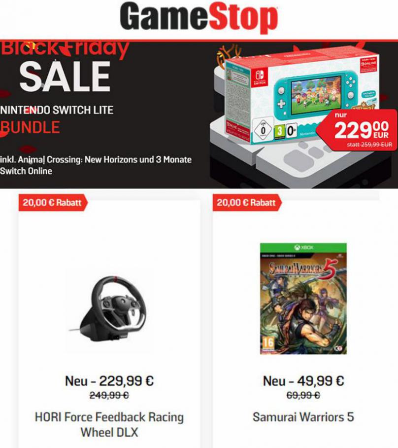 Gamestop Black Friday Sale. GameStop (2021-11-29-2021-11-29)