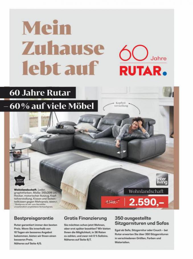 60 Jahre Rutar, 60% auf viele Möbel. Rutar (2021-11-28-2021-11-28)