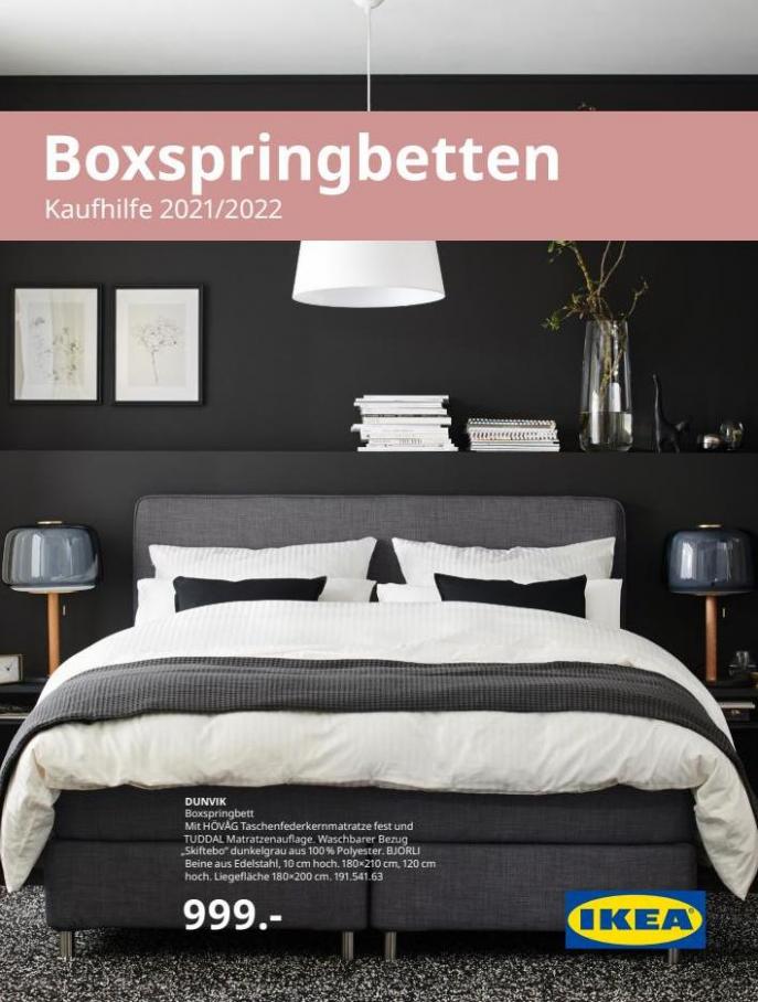 Boxspringbetten Kaufhilfe 2021. IKEA (2021-12-31-2021-12-31)