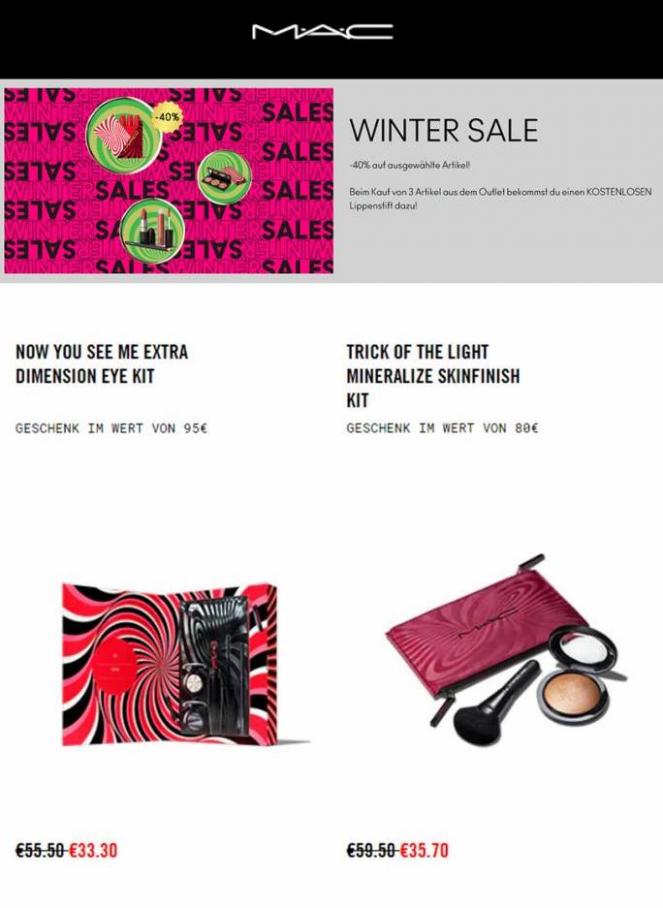 Mac Winter Sale. MAC Cosmetics (2022-01-02-2022-01-02)