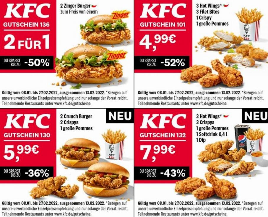 Angebote Prospekt. KFC (2022-02-27-2022-02-27)
