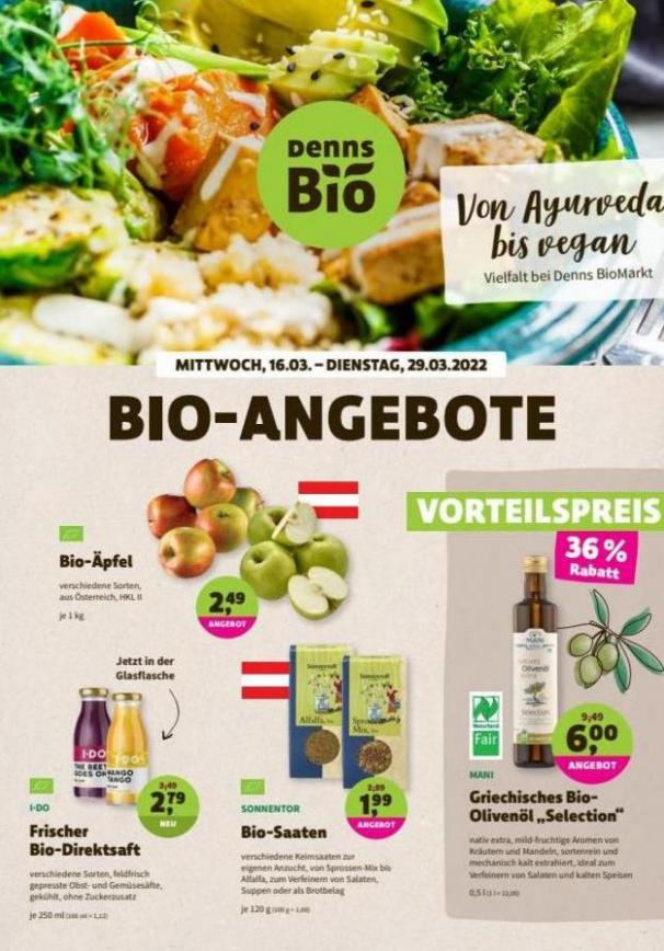 BIO-ANGEBOTE. Denn's Biomarkt (2022-03-29-2022-03-29)