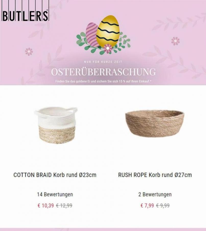 Ostern Angebote. Butlers (2022-04-20-2022-04-20)
