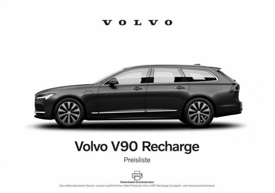 Volvo V90 Recharge. Volvo (2022-12-31-2022-12-31)