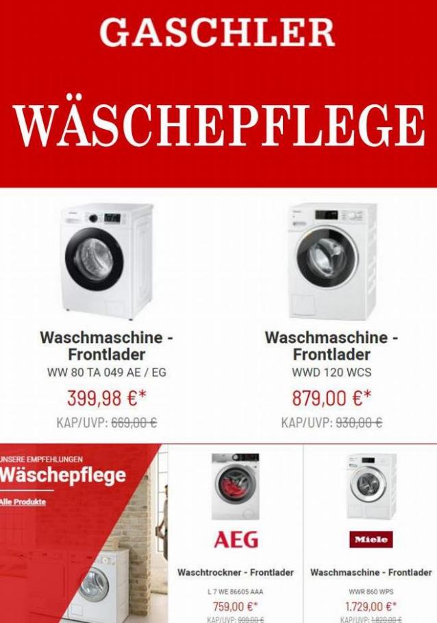 Gaschler Wäschepflege. Gaschler (2022-05-03-2022-05-03)