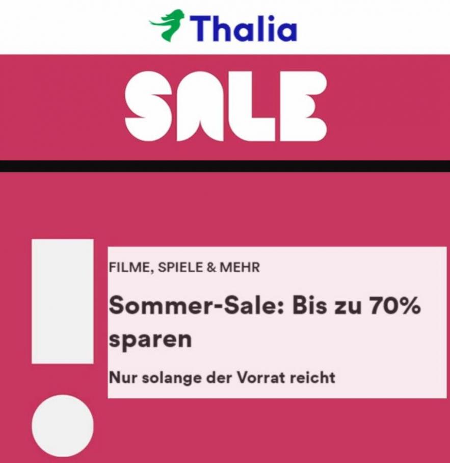 Sommer-Sale Bis zu 70% sparen. Thalia (2022-08-04-2022-08-04)
