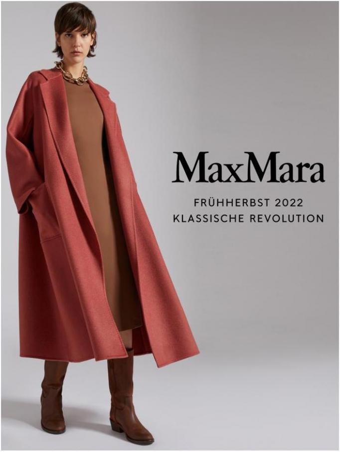 Frühherbst 2022 - Klassische Revolution. MaxMara (2022-10-03-2022-10-03)