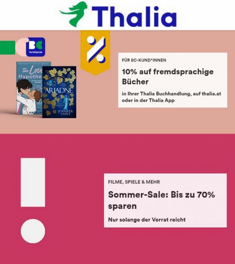 10% auf fremdsprachige Bücher. Thalia (2022-08-24-2022-08-24)