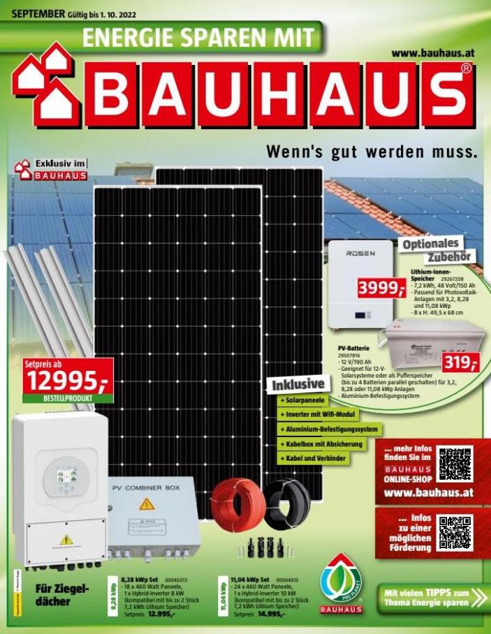 BAUHAUS Handzettel KW35. Bauhaus (2022-10-01-2022-10-01)