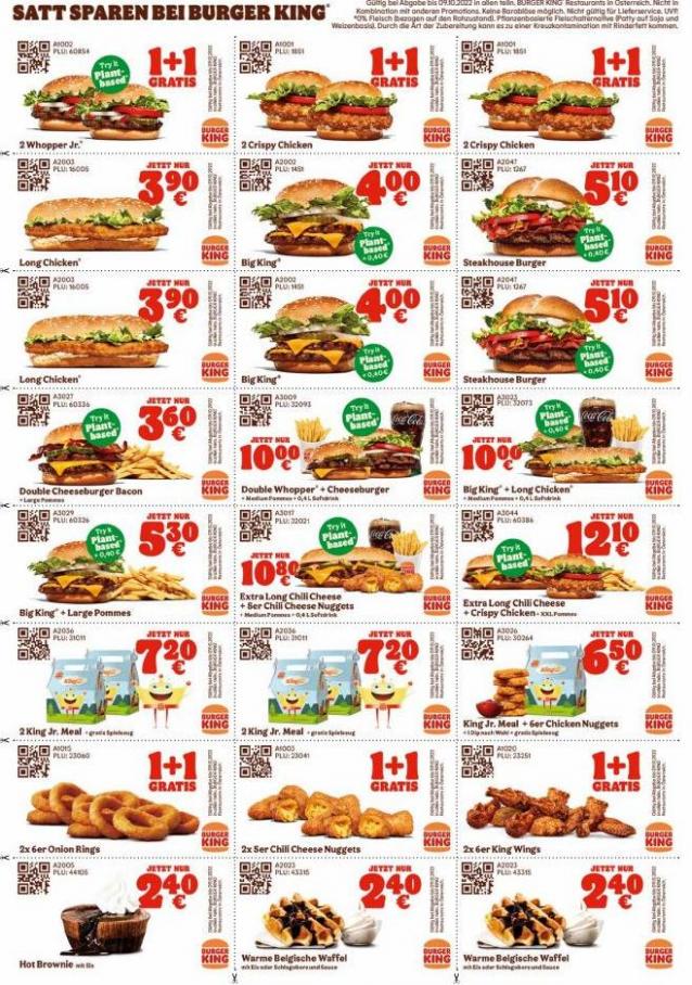 Angebote Prospekt. Burger King (2022-10-09-2022-10-09)