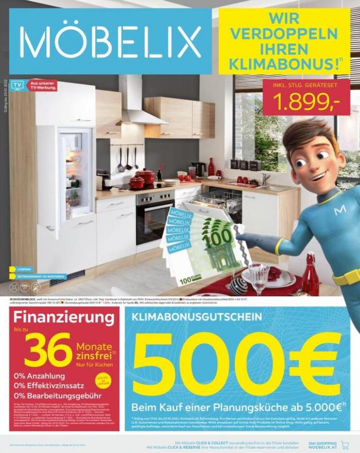 WIR VERDOPPELN IHREN KLIMABONUS. Möbelix (2022-10-25-2022-10-25)