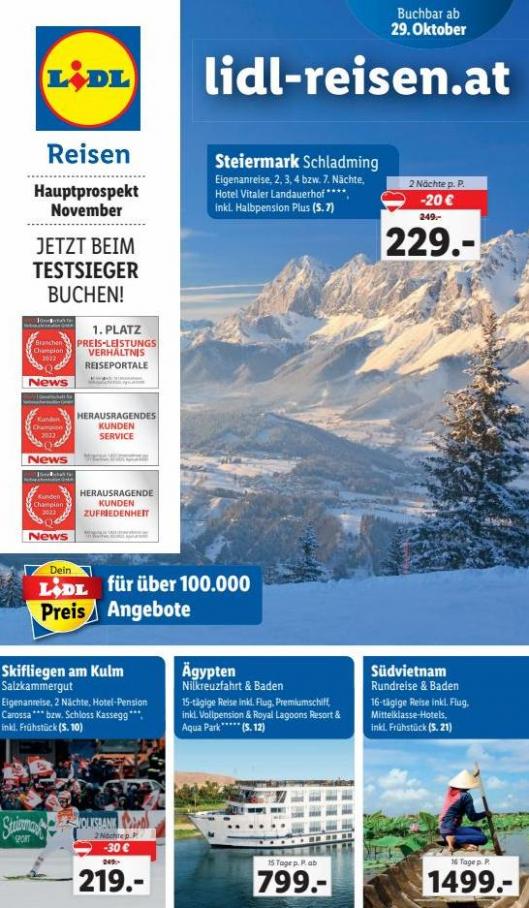 Hauptflyer November. Lidl Reisen (2022-11-30-2022-11-30)