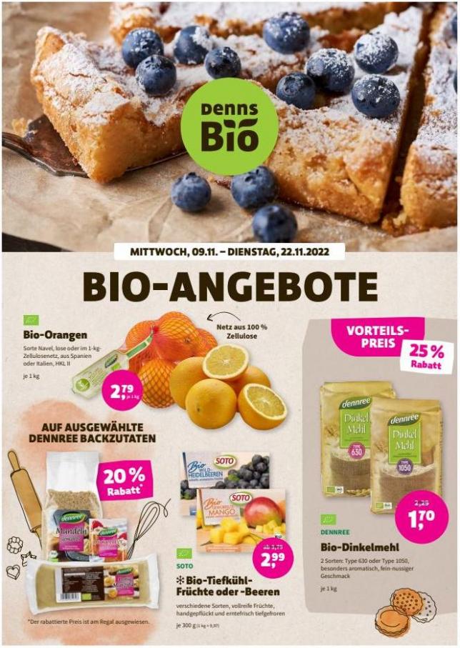 Angebote Prospekt. Denn's Biomarkt (2022-11-22-2022-11-22)