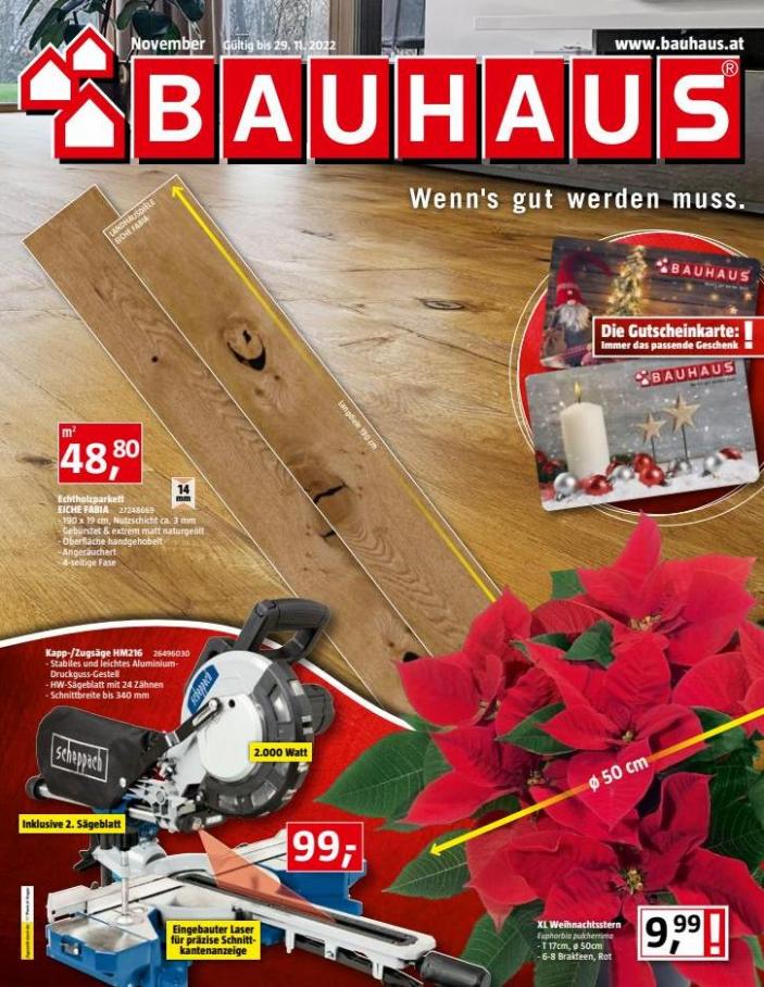 BAUHAUS Handzettel KW44 2022. Bauhaus (2022-11-29-2022-11-29)