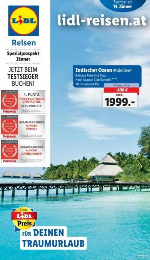 Für deinen Traumurlaub. Lidl Reisen (2023-02-15-2023-02-15)