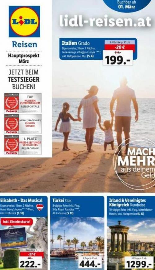 Hauptflyer März. Lidl Reisen (2023-03-31-2023-03-31)