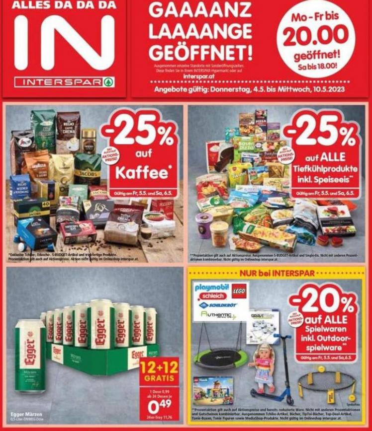 Interspar flugblatt. Interspar (2023-05-10-2023-05-10)