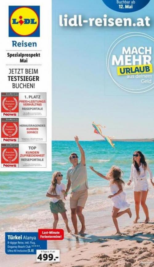 Themenflyer Mai. Lidl Reisen (2023-06-15-2023-06-15)