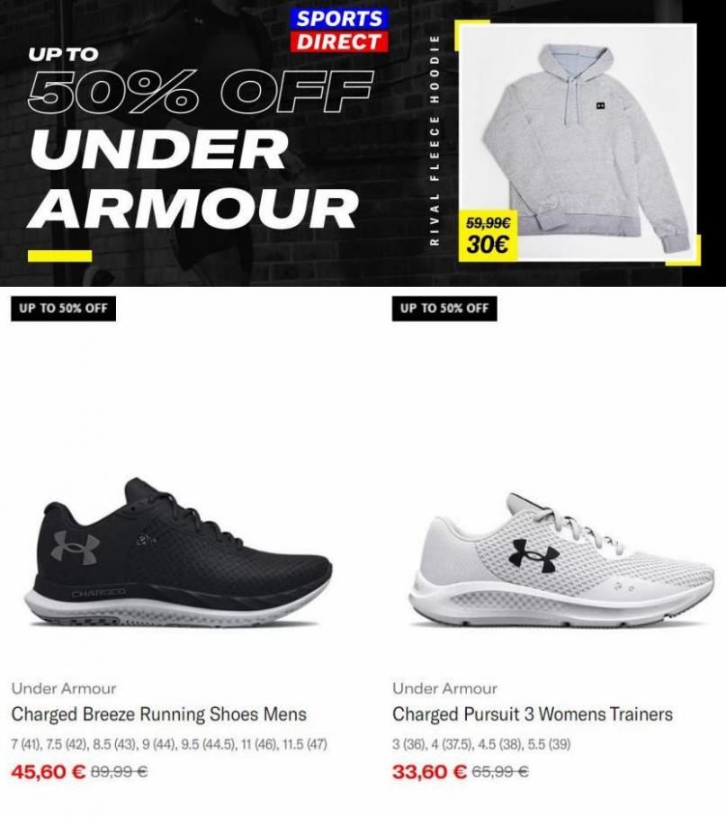 Up to 50% Off Under Armour. Sports Direct (2023-08-21-2023-08-21)