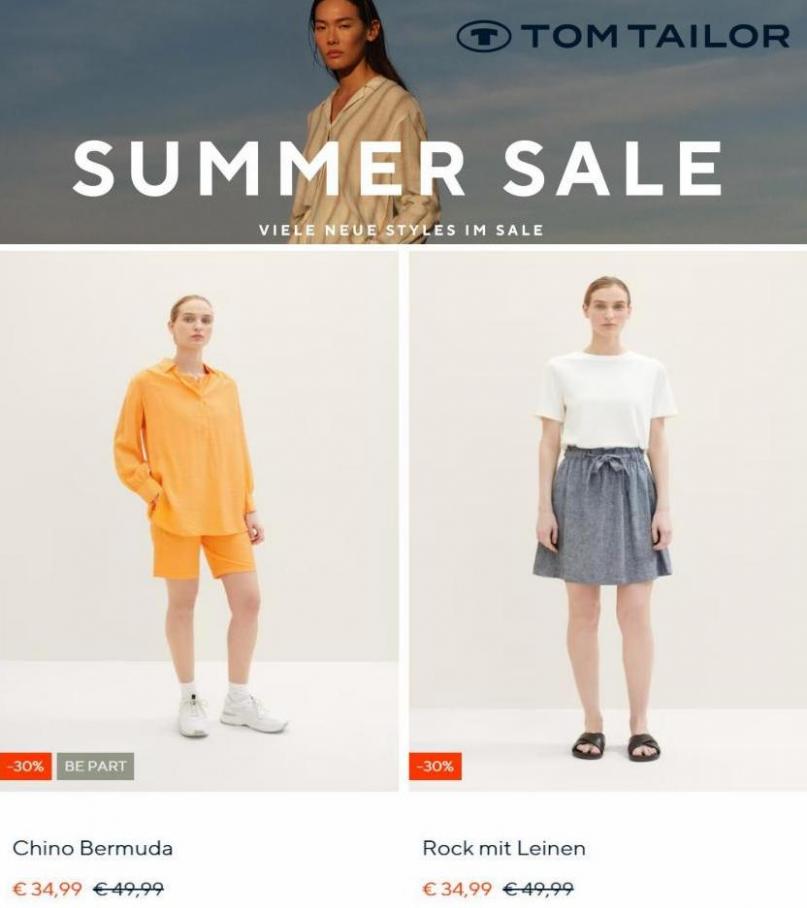 Summer Sale. Tom Tailor (2023-08-31-2023-08-31)