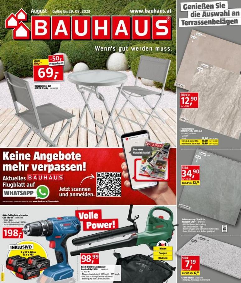 BAUHAUS Flugblatt KW31 2023. Bauhaus (2023-08-29-2023-08-29)