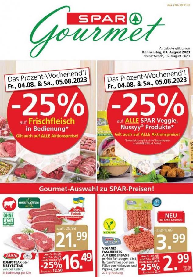 SPAR-Gourmet flugblatt. SPAR-Gourmet (2023-08-16-2023-08-16)