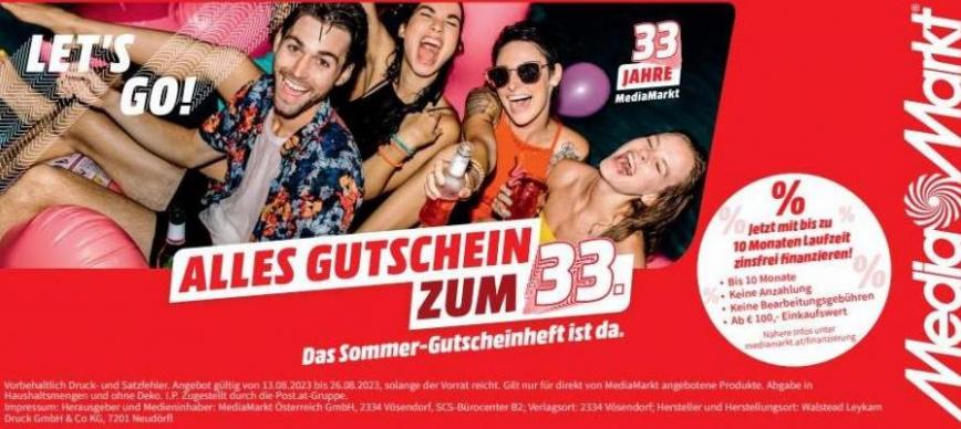 Sommer Gutscheinheft 2023. Media Markt (2023-08-26-2023-08-26)