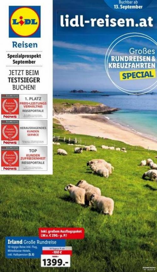 Themenflyer September. Lidl Reisen (2023-10-15-2023-10-15)