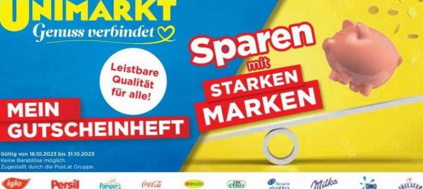 Unimarkt flugblatt. Unimarkt (2023-10-31-2023-10-31)
