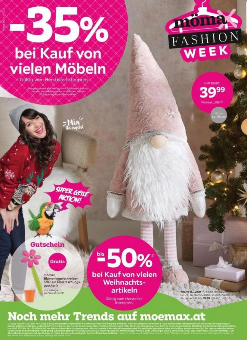 FASHION WEEK bei mömax!. Mömax (2023-11-14-2023-11-14)