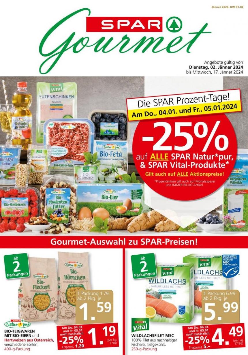 SPAR-Gourmet flugblatt. SPAR-Gourmet (2024-01-17-2024-01-17)