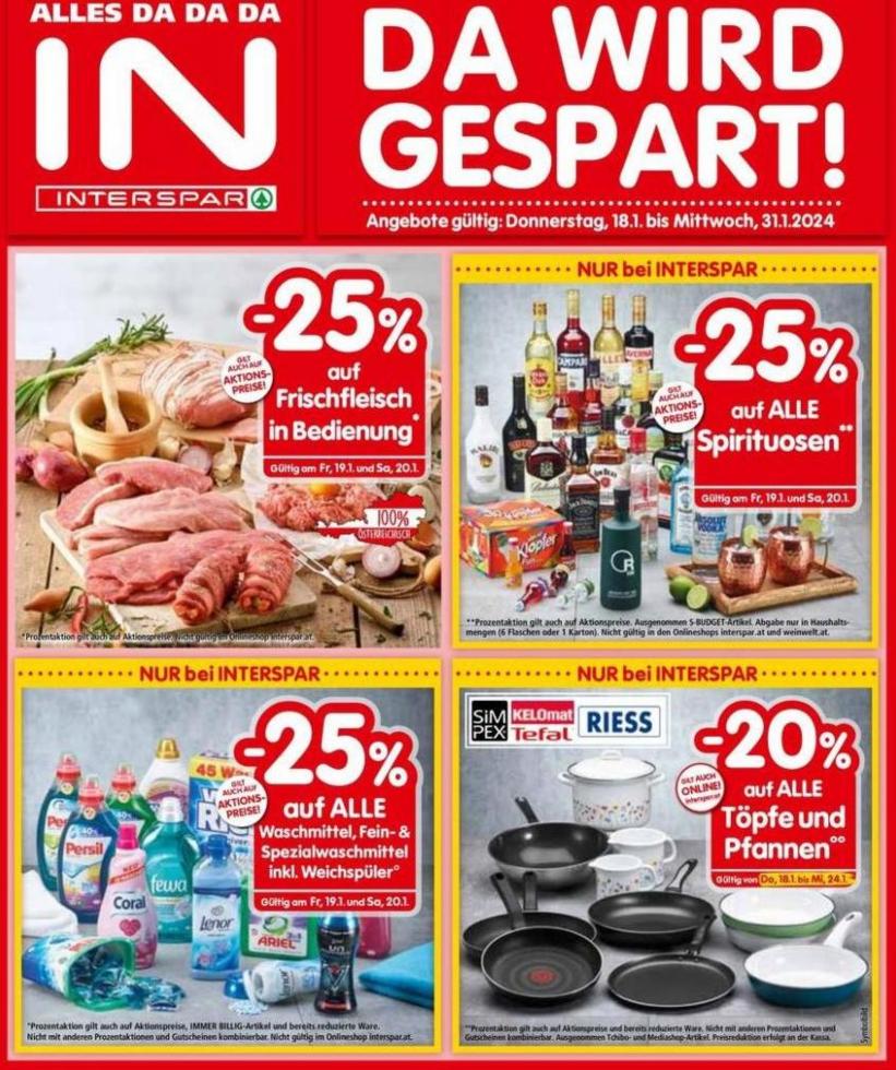Interspar flugblatt. Interspar (2024-01-31-2024-01-31)