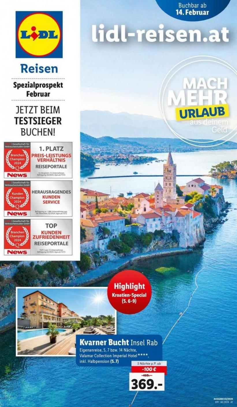 MACH MEHR URLAUB. Lidl Reisen (2024-03-15-2024-03-15)