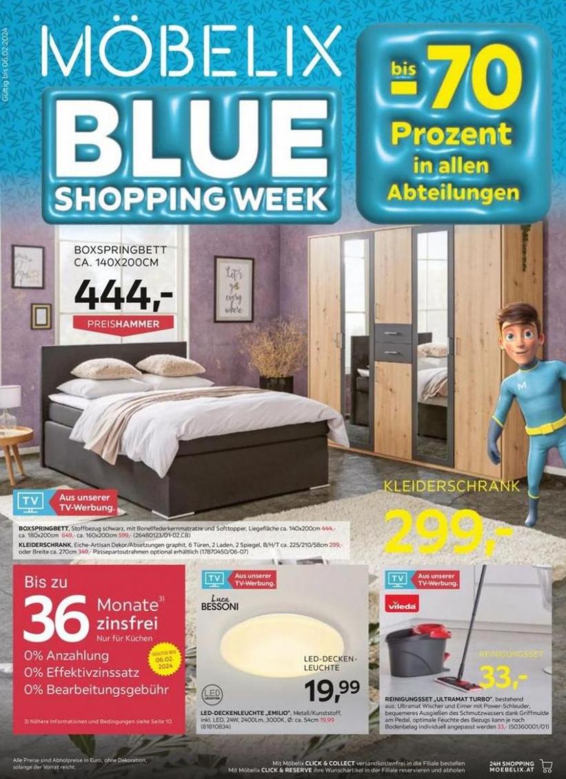 BLUE SHOPPING WEEK. Möbelix (2024-02-06-2024-02-06)