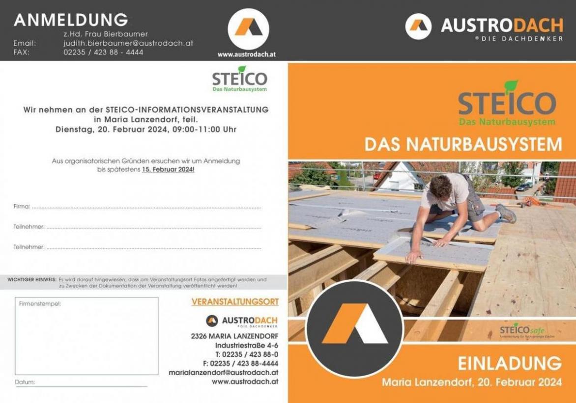 STEICO - DAS NATURBAUSYSTEM. AustroDach (2024-02-20-2024-02-20)