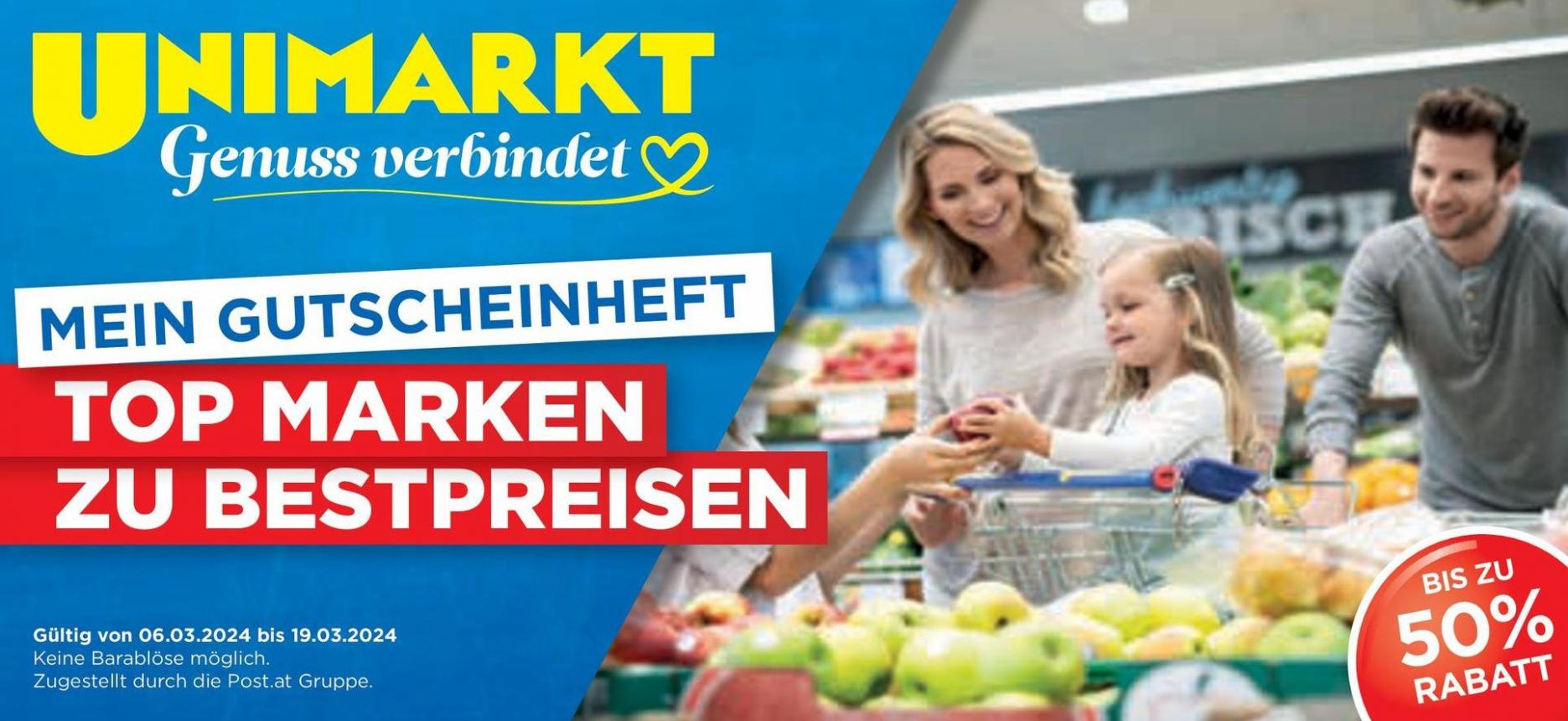 TOP MARKEN ZU BESTPREISEN. Unimarkt (2024-03-19-2024-03-19)