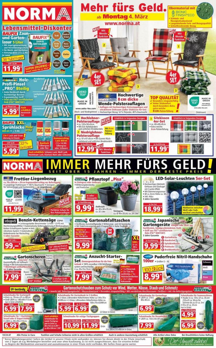 IMMER DER BESTE PREIS MEHR FÜRS GELD. Norma (2024-03-08-2024-03-08)