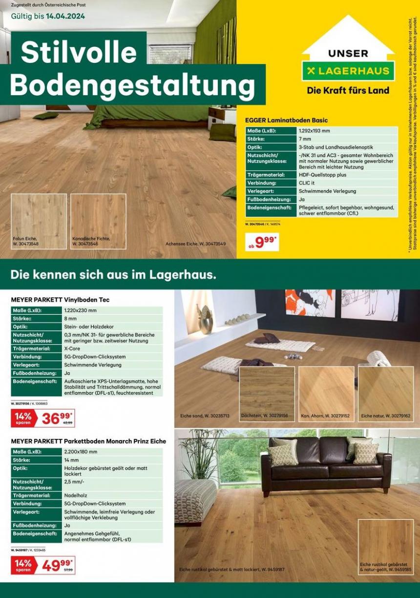 Stilvolle Bodengestaltung. Lagerhaus (2024-04-11-2024-04-11)