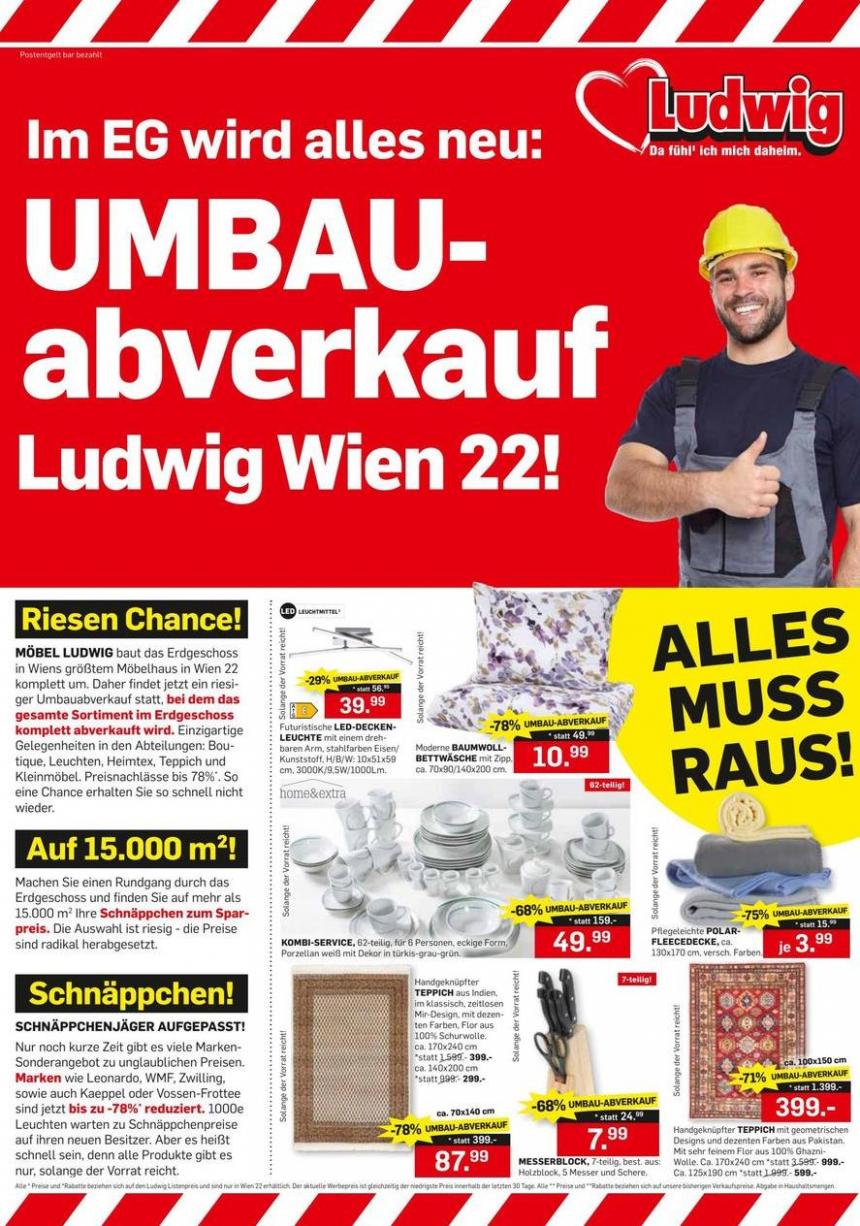 UMBAU-abverkauf Ludwig Wien 22!. Möbel Ludwig (2024-04-20-2024-04-20)